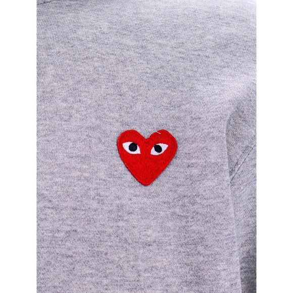 COMME DES GARÇONS PLAY Sweatshirt Man Grey Sweatshirts - Picture 3 of 3